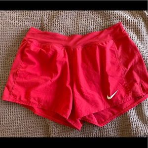 Nike DryFit Shorts with shorts underneath
